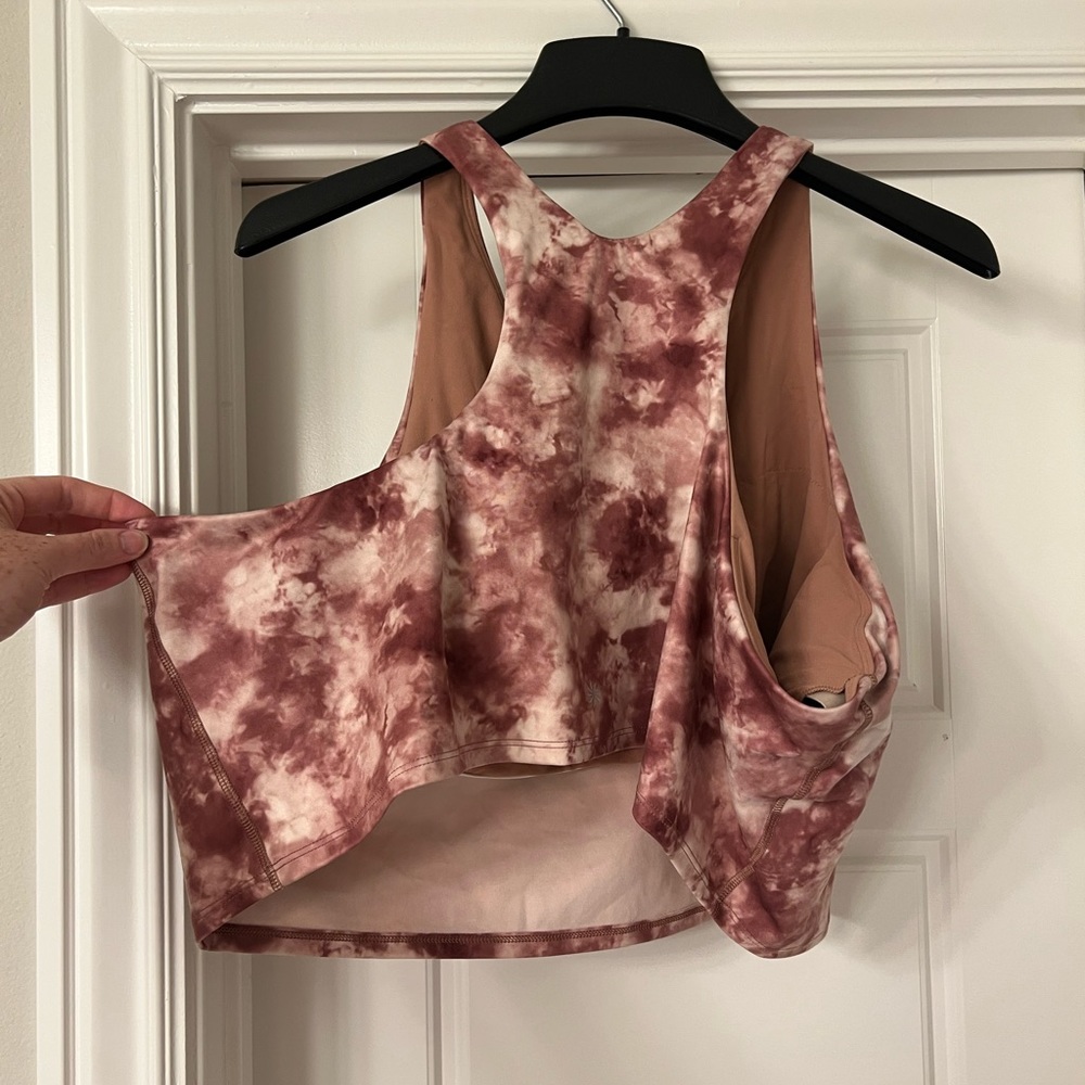 Dusty rose the dye crop top